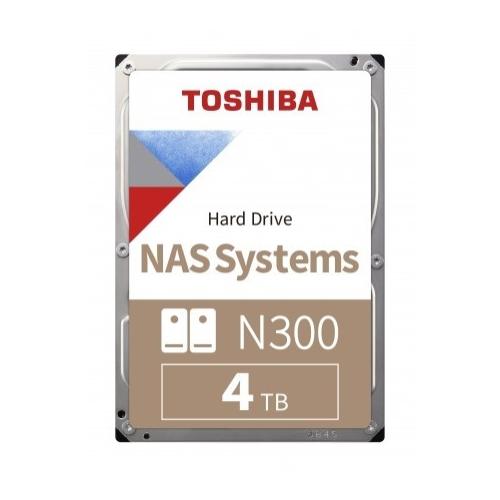 4TB TOSHIBA N300 7200RPM SATA3 NAS 256MB HDWG440UZSVA