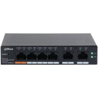 DAHUA CS4006-4ET-60 4 PORT 4XGE-2XGE YÖNETİLEBİLİR 60W POE SWİTCH