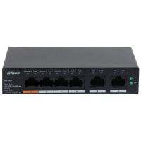 DAHUA CS4006-4GT-60 4 PORT 4XGE-2XGE YÖNETİLEBİLİR 60W POE SWİTCH