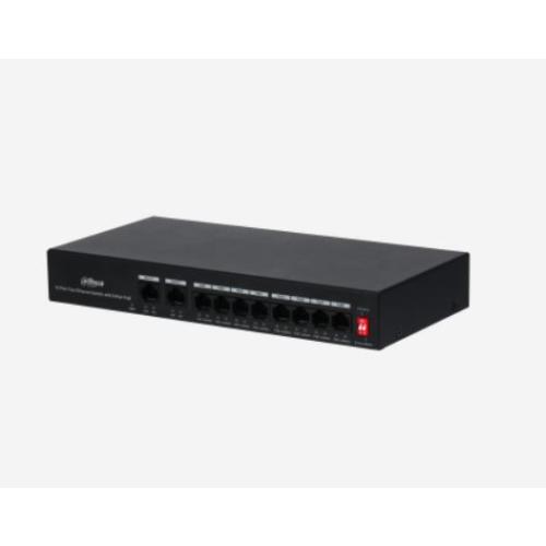 DAHUA PFS3010-8ET-65 8PORT 8XFE-2XFE 65W POE SWİTCH
