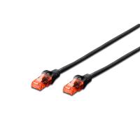 DIGITUS DK-1617-050/BL CAT6 PATCH KABLO SİYAH 5 METRE