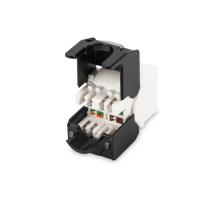 DIGITUS DN-93603 CAT6 CLASS E KEYSTONE JACK, ZIRHSIZ, ALETSİZ SONLANDIRILABİLİR