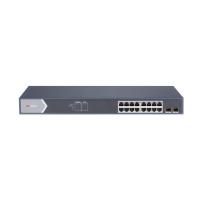 HIKVISION DS-3E1518P-SI 16XGE+2XGE/SFP 225W F.GİGABİT POE SWİTCH