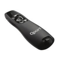 QPORT Q-SUN400 2.4 GHZ USB KIRMIZI LAZERLİ SUNUM KUMANDASI - PRESENTER
