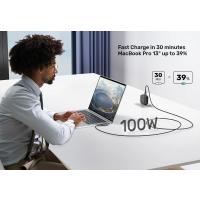 UNITEK TYPE-C HIZLI ŞARJ KABLOSU 90 DERECE 3 METRE 100W (C14123BK-3M)