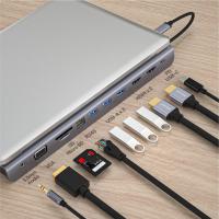 UNITEK USB-C 11in1 UNIVERSAL DOCKING STATION MST DESTEKLİ  (D1022B)