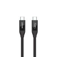 UNITEK USB4 THUNDERBOLT KABLO 0.8MT 40GBPS, 8K&60Hz,100W (C14100BK-0.8M)