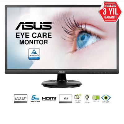 23.8 ASUS VA249HE 5MS Eye Care FULL HD HDMI VGA